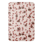 Tapis De Bain points rouges et roses (devant Vertical)