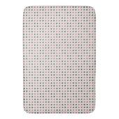 Tapis De Bain Points verts et roses (devant Vertical)