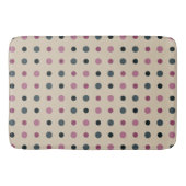 Tapis De Bain Points verts et roses (Devant)
