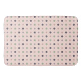 Tapis De Bain Points verts, roses, violets, bleus (Devant)