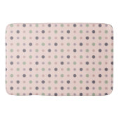 Tapis De Bain Points verts, roses, violets, bleus (Devant)