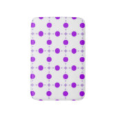 Tapis De Bain Points violets, Motif à pois, Points, Pointillé (Devant (Vertical))