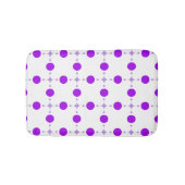 Tapis De Bain Points violets, Motif à pois, Points, Pointillé (Devant)