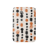 Tapis De Bain Pois Abstraits : Géométrie aquarelle. (Devant (Vertical))