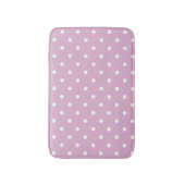 Tapis De Bain Pois Angora roses (Devant (Vertical))