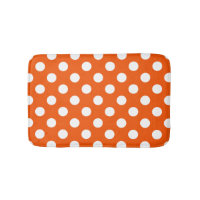 Pois blancs sur orange