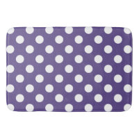 Pois blancs sur ultra violet