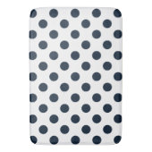 Tapis De Bain Pois bleu marine foncé (devant Vertical)