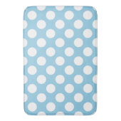 Tapis De Bain Pois Bleus, Motif Pointe Polka, Points, Pointe (devant Vertical)