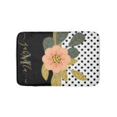 Tapis De Bain Pois et floral (Devant)