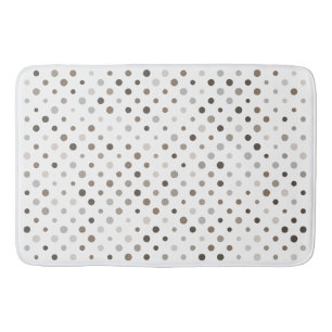 Tapis De Bain Pois neutres irréguliers