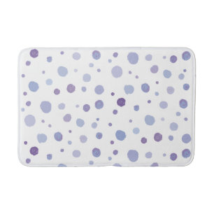 Tapis De Bain pois peint à la main