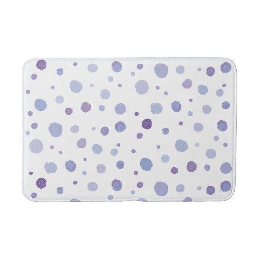 Tapis De Bain pois peint à la main (Devant)