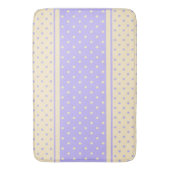 Tapis De Bain Pois, & points lavande et jaune  (devant Vertical)