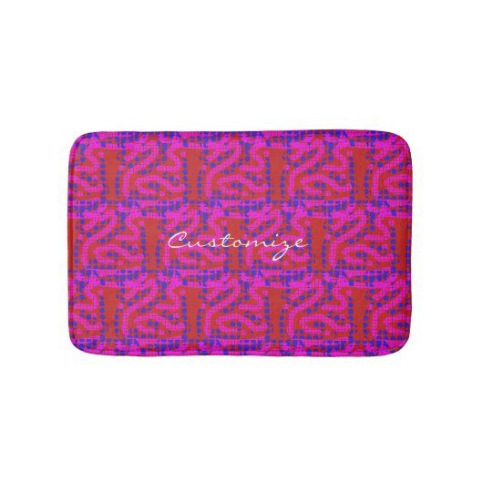 Tapis De Bain pois rose/bleu (Devant)