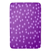 Tapis De Bain Pois violets (devant Vertical)