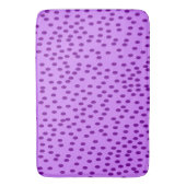 Tapis De Bain Pois violets de lavande (devant Vertical)