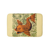 Tapis De Bain Poisson Antique Carrelage Ancien art (Devant)