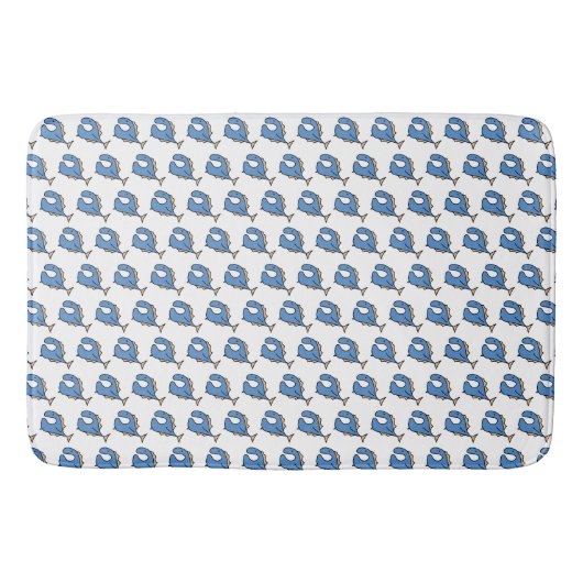 Tapis De Bain Poisson Bleu (Devant)