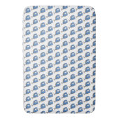 Tapis De Bain Poisson bleu (devant Vertical)