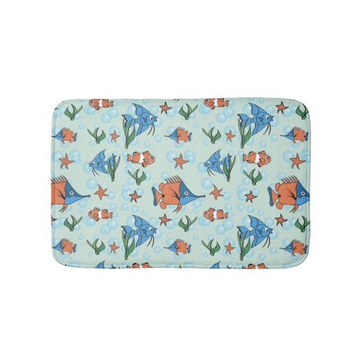 Tapis De Bain Poisson Carton mignon (Devant)