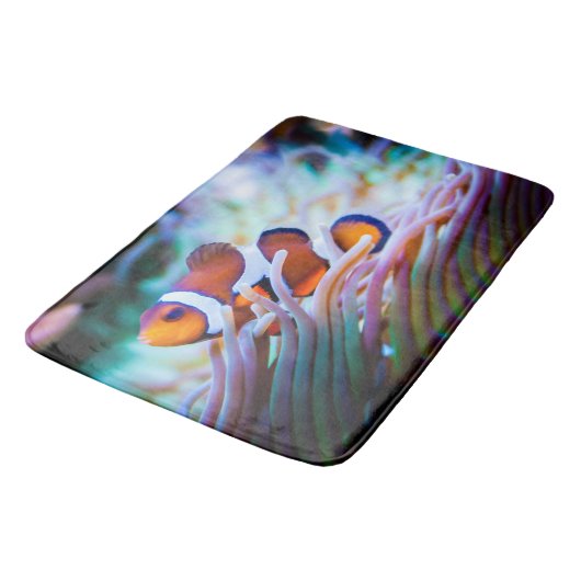 Tapis De Bain Poisson clown, Océan, Bain, Cabine, Tapis domestiq (Angle)