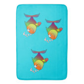 Tapis De Bain Poisson coloré (devant Vertical)
