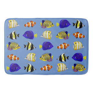 Tapis De Bain Poisson coloré