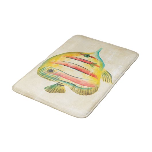 Tapis De Bain Poisson coloré (Angle)