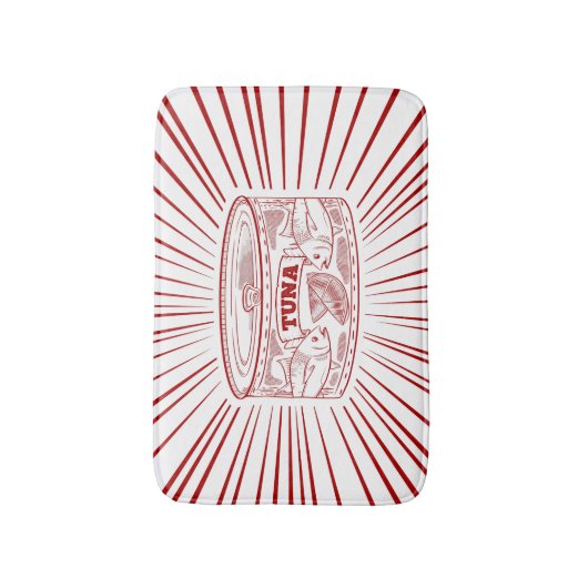 Tapis De Bain Poisson de thon (Devant (Vertical))