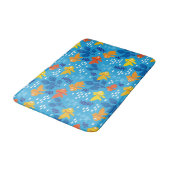 Tapis De Bain Poisson d'or dans l'aquarium (Angle)