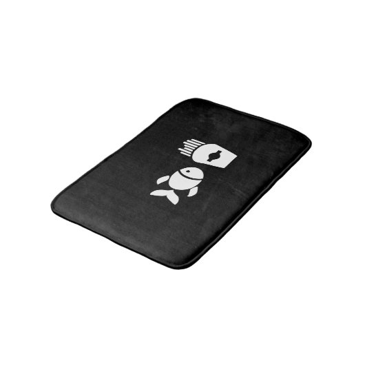Tapis De Bain Poisson Et Chips (Angle)