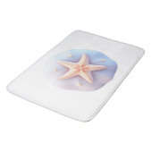Tapis De Bain Poisson étoilé sur une pierre en forme unique (Angle)