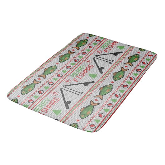Tapis De Bain Poisson laide de Noël (Angle)