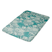 Tapis De Bain poisson mirage turquoise (Angle)