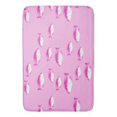 Tapis De Bain Poisson rose (devant Vertical)