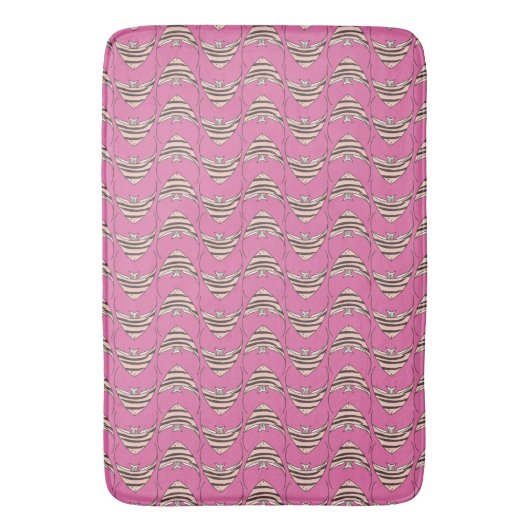 Tapis De Bain Poisson rose (devant Vertical)