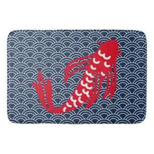 Tapis De Bain Poisson rouge Koi