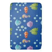 Tapis De Bain Poisson sous-marin Tropical Grosse chauve-souris (devant Vertical)