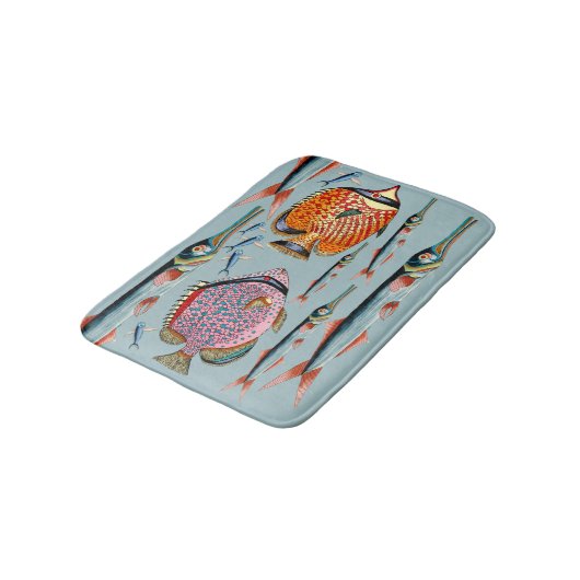 Tapis De Bain Poisson tropical (Angle)