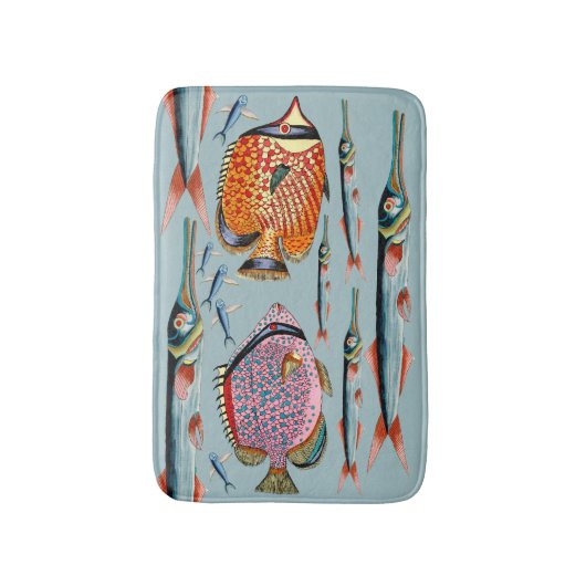 Tapis De Bain Poisson tropical (Devant (Vertical))