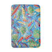 Tapis De Bain Poisson tropical (Devant (Vertical))