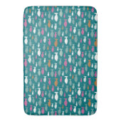 Tapis De Bain Poisson vert (devant Vertical)