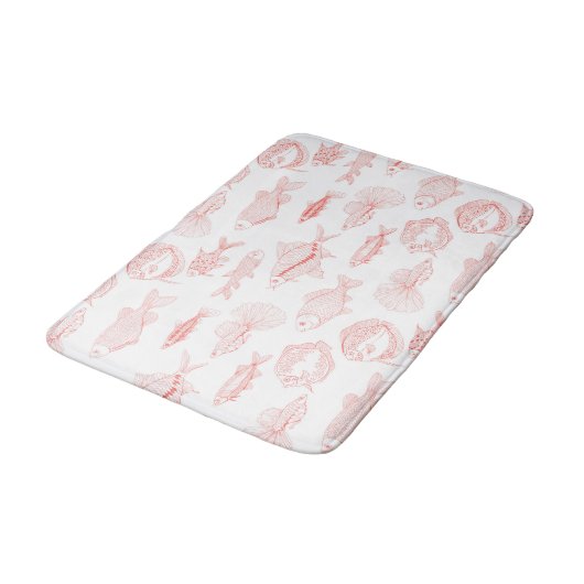 Tapis De Bain Poissons (Angle)