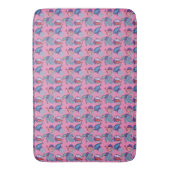 Tapis De Bain Poissons et anguilles Motifs roses (devant Vertical)