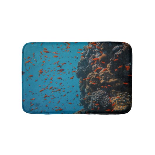 Tapis De Bain Poissons Et Récifs Colorés (Devant)