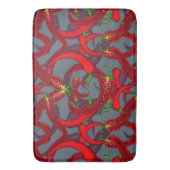 Tapis De Bain poivrons rouges avec  (devant Vertical)
