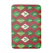 Tapis De Bain Poker Diamond Bull Terrier (Devant (Vertical))