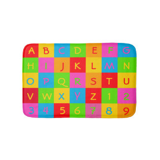 Tapis De Bain Police classique de gargouille de tapis d'alphabet