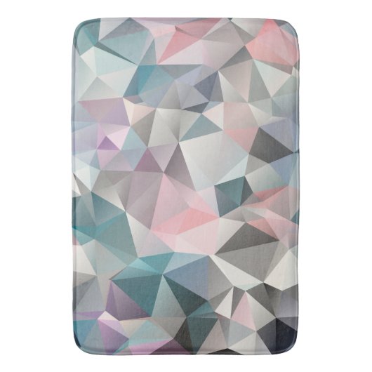 Tapis De Bain polygonaux, triangles (devant Vertical)